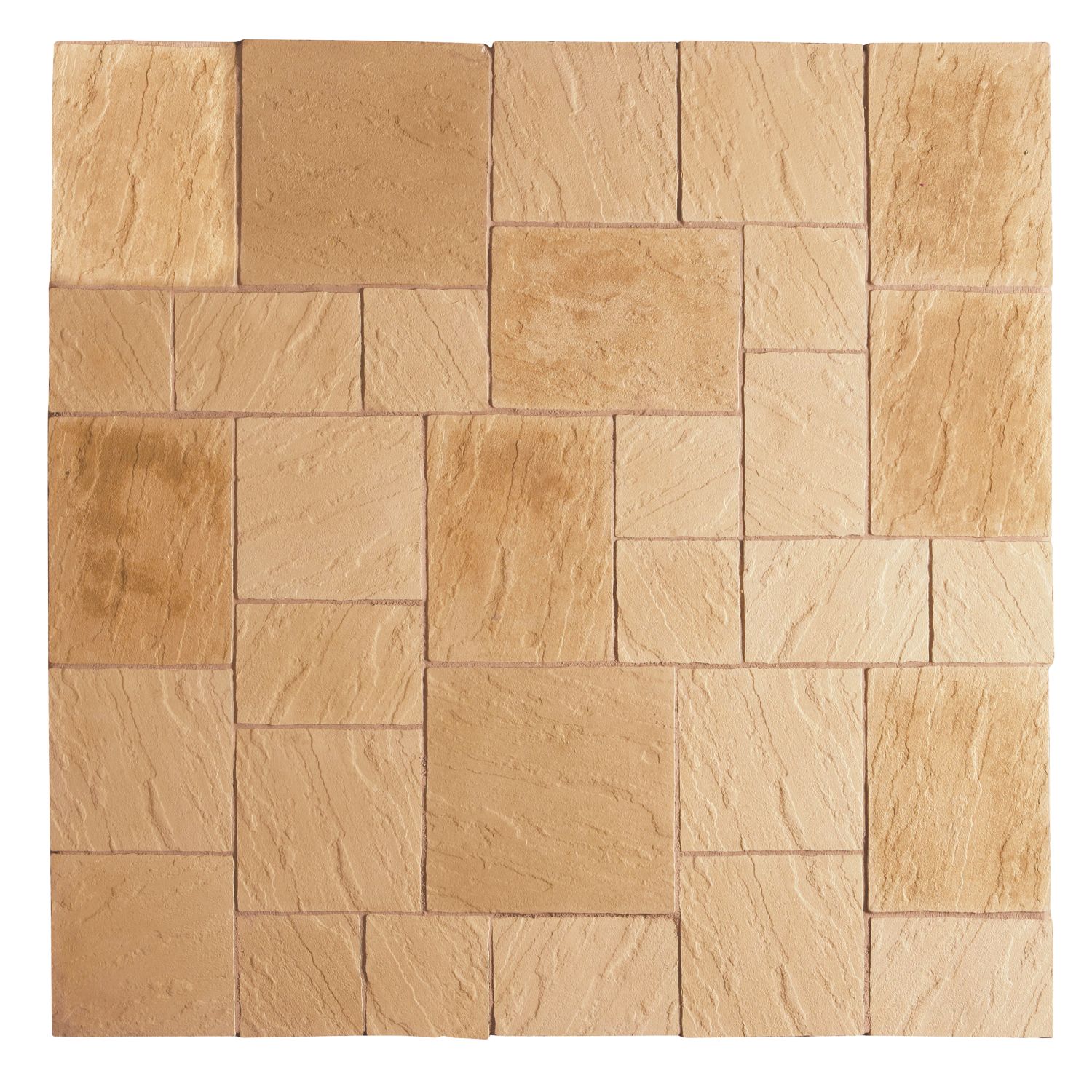 Kelkay Abbey Patio Kit York Gold 5.76m² 31 Pack (150FC)