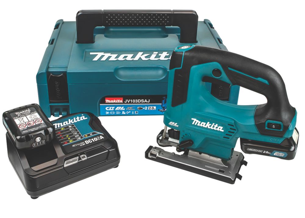 Makita JV103DSAJ 12V 2 x 2.0Ah Li Ion CXT Brushless Cordless