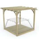 Forest Ultima 8' x 8' (Nominal) Flat Pergola & Decking Kit