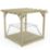 Forest Ultima 8' x 8' (Nominal) Flat Pergola & Decking Kit