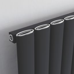 Ximax Ramsay 1800mm x 415mm 3335BTU Anthracite Vertical Designer Radiator