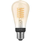 Philips Hue  ES ST64 LED Virtual Filament Smart Bulb 7W 550lm