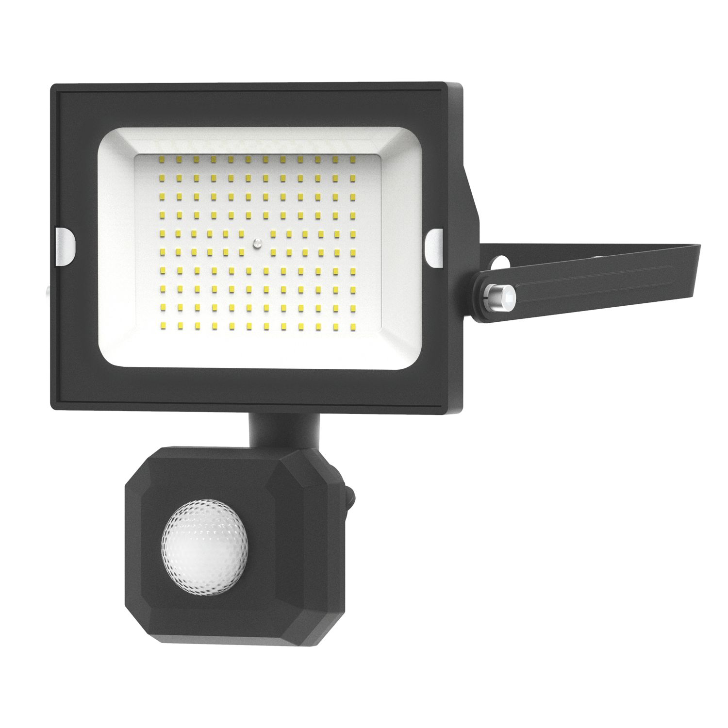 4lite Advantage Outdoor LED Floodlight With PIR Sensor Black 20W 1700lm (150KK)