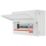 British General  16-Module 13-Way Part-Populated High Integrity Main Switch Consumer Unit with SPD