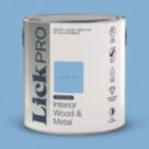 LickPro 2.5Ltr Blue 10 Satin Water-Based Trim Paint