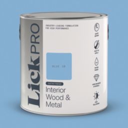LickPro 2.5Ltr Blue 10 Satin Water-Based Trim Paint