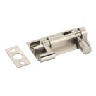 Smith & Locke Necked Door Bolt Silver 50mm
