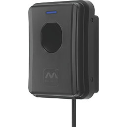 Masterplug  1 Port 7.4kW  Mode 3 Type 2 Socket Tethered Smart EV Charger with 5m Cable Black
