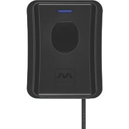 Masterplug  1 Port 7.4kW  Mode 3 Type 2 Socket Tethered Smart EV Charger with 5m Cable Black