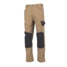 Site Coppell Work Trousers Tan/Black 36" W 32" L