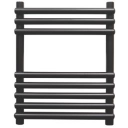 Black heated towel rail screwfix sale