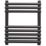 Towelrads 500mm x 400mm 743BTU Black Flat Designer Towel Radiator