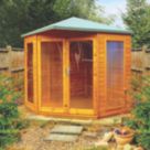 Shire Larkspur 8' x 8' (Nominal) Hip Shiplap T&G Timber Summerhouse