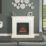 Be Modern Stanton Electric Fireplace White 1170mm x 330mm x 1058mm