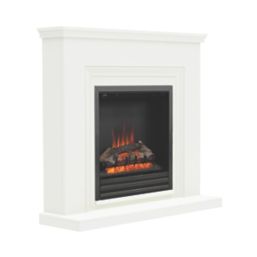 Be Modern Stanton Electric Fireplace White 1170mm x 330mm x 1058mm