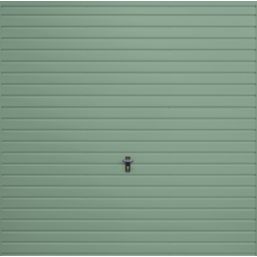 Gliderol Horizontal 7' 6" x 6' 6" Non-Insulated Framed Steel Up & Over Garage Door Chartwell Green