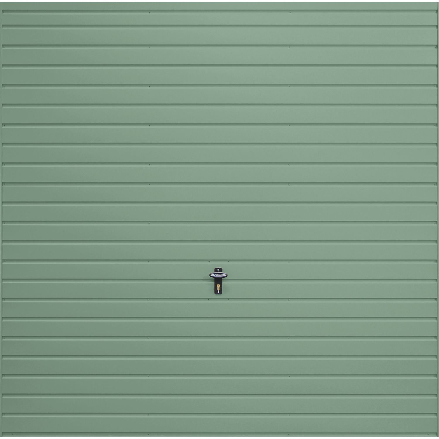 Gliderol Horizontal 7' 6" x 6' 6" Non-Insulated Framed Steel Up & Over Garage Door Chartwell Green (150VP)