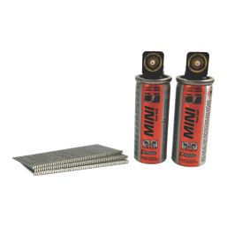 Paslode Galvanised Straight White Brads 18ga x 38mm 2000 Pack