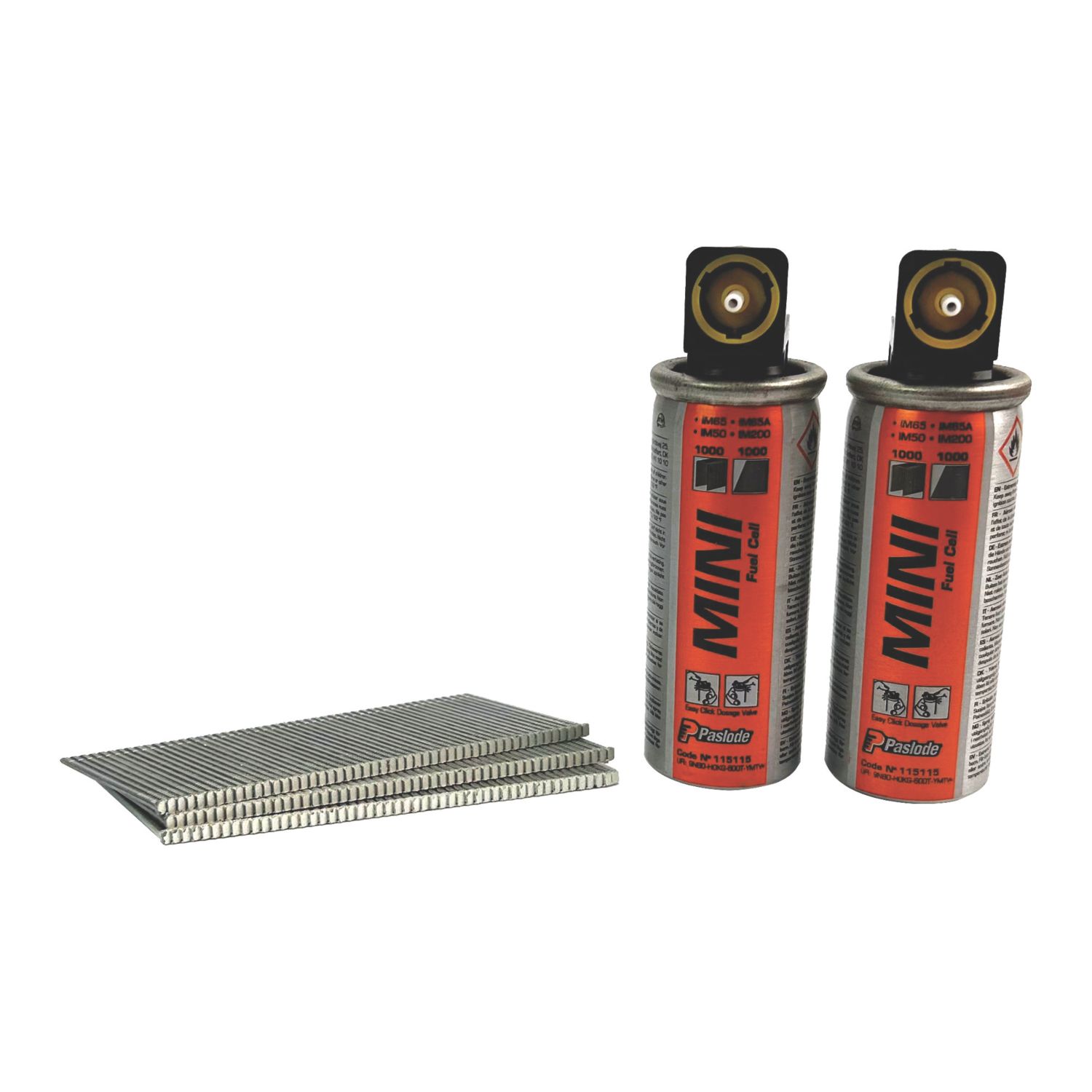Paslode Galvanised Straight White Brads 18ga x 38mm 2000 Pack (150VT)