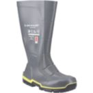 Dunlop MetGUARD Size 9  Dark Grey Steel Toe Cap Safety Wellies