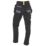 CAT Essentials Stretch Knee Pocket Trousers Black 32" W 32" L