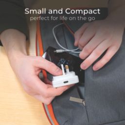 Masterplug 1-Outlet Type C Plug-In USB Charger 3A