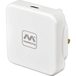 Masterplug 1-Outlet Type C Plug-In USB Charger 3A