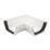FloPlast  uPVC 90° Square Gutter Angle White 114mm