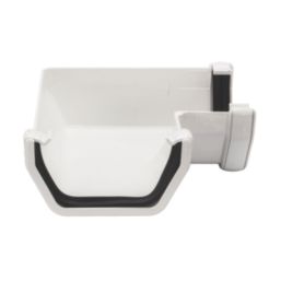 FloPlast  uPVC 90° Square Gutter Angle White 114mm