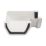 FloPlast  uPVC 90° Square Gutter Angle White 114mm