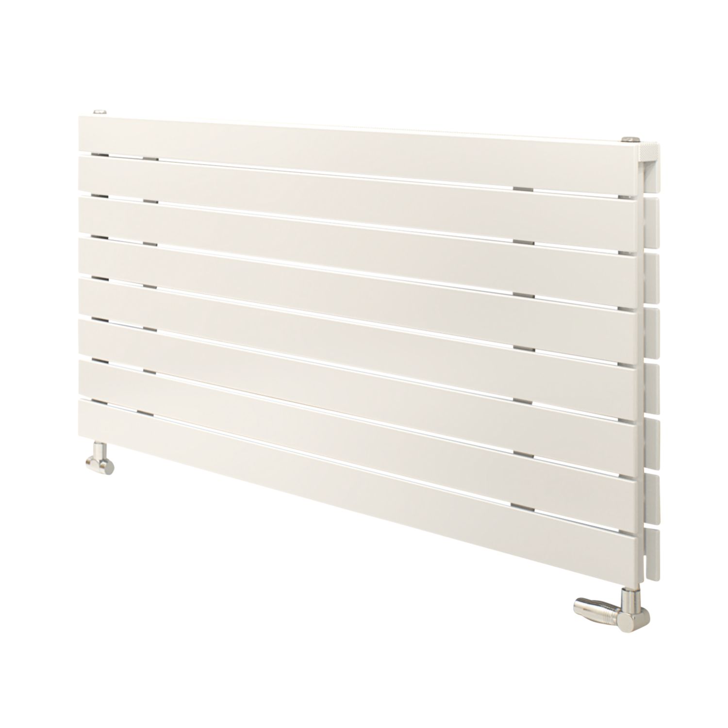 Ximax Oceanus Duplex Deluxe 595mm x 1500mm 4696BTU White Horizontal Designer Radiator (1519H)