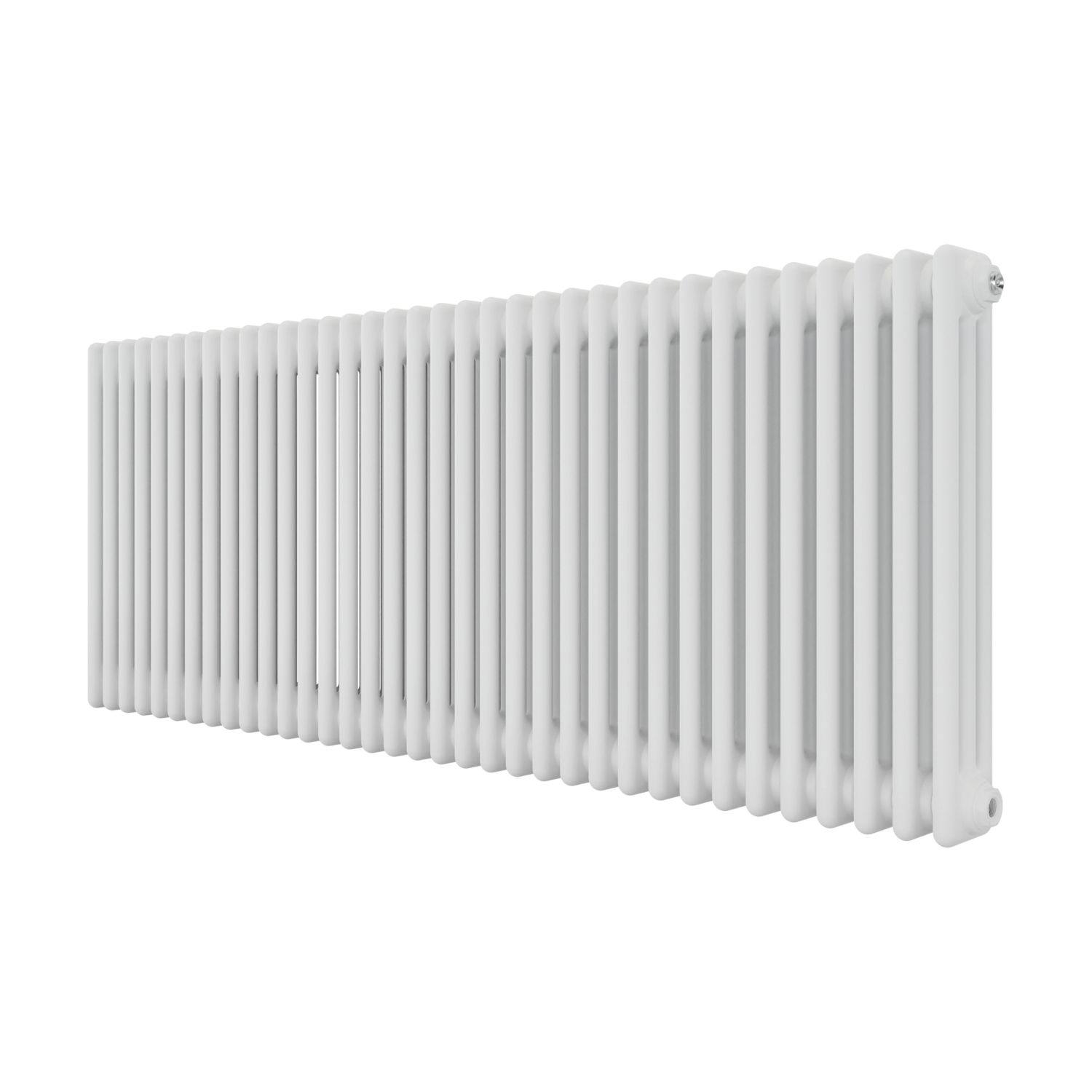 Azur 600mm x 1595mm 6951BTU White Horizontal 3 Column Radiator (151AC)