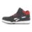 Reebok BB4500 Size 9  Black / Red Water-Resistant  Safety Trainer Boots
