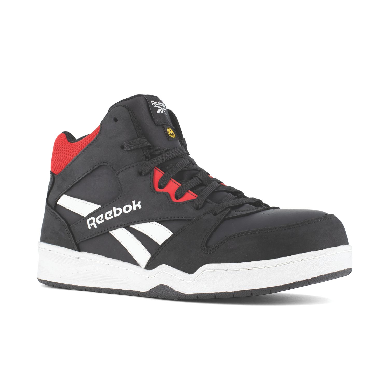 Reebok BB4500 Size 9 Black / Red Water-Resistant Safety Trainer Boots (151CU)