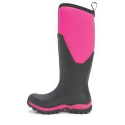 Muck Boots Arctic Sport II Tall Size 3 Womens Black & Pink Non Safety Wellies