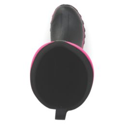 Muck Boots Arctic Sport II Tall Size 3 Womens Black & Pink Non Safety Wellies