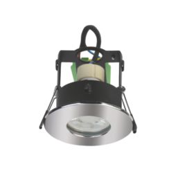 4lite  Fixed  Fire Rated IP20 GU10 Downlight Chrome