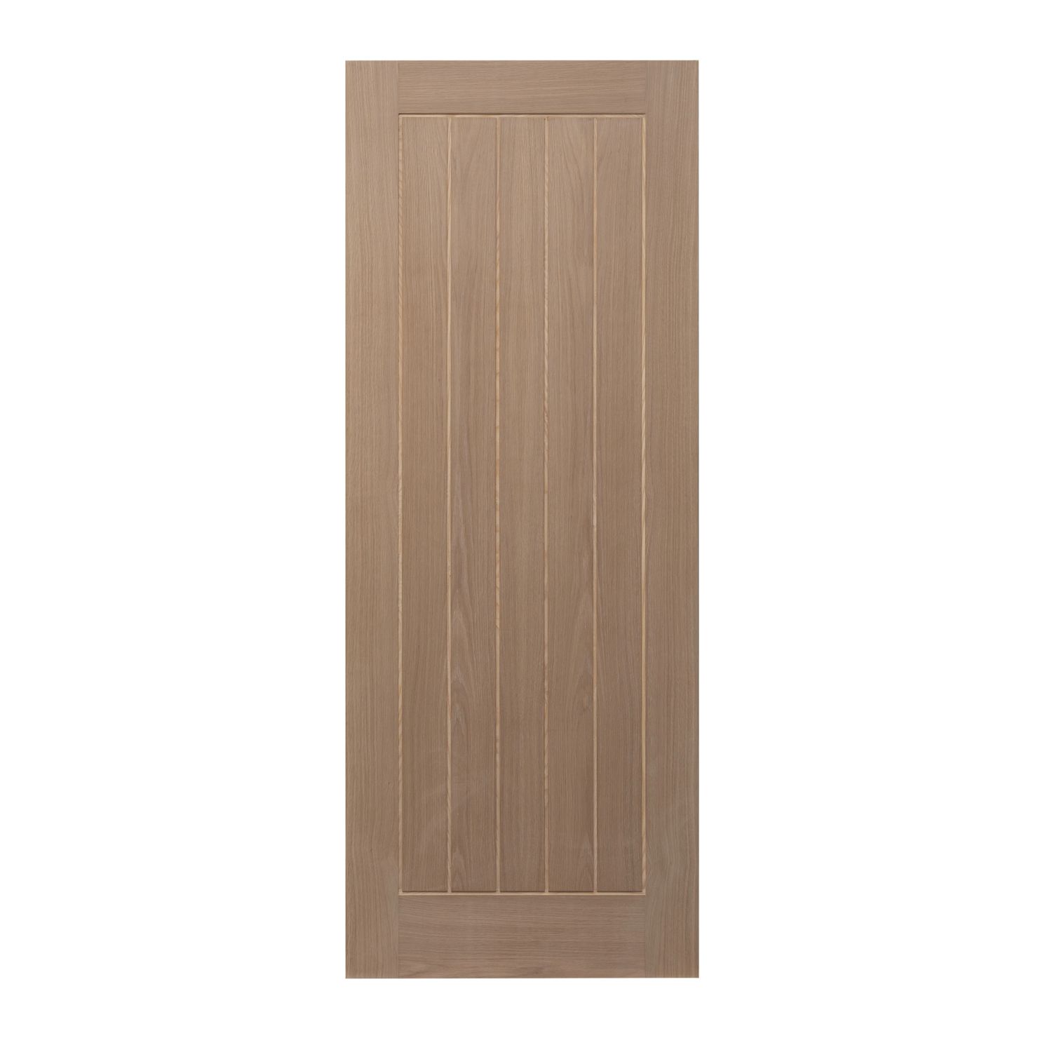 Unfinished Oak Wooden Cottage Internal Fire Door 1981mm x 762mm (151FA)