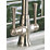 Streame by Abode Gatsby Swan Neck Dual Lever Mono Mixer Brushed Nickel