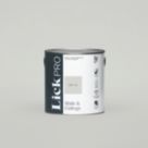 LickPro  2.5Ltr Grey 01 Eggshell Emulsion  Paint