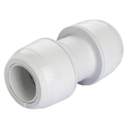 Hep2O  Plastic Push-Fit Equal Keyless Coupler 22mm 10 Pack