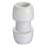 Hep2O  Plastic Push-Fit Equal Keyless Coupler 22mm 10 Pack