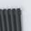 Ximax Gamba 1800mm x 400mm 3850BTU Anthracite Vertical Designer Radiator