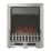 Be Modern Bayden Chrome Remote Control Easy to Install Electric Inset Fire 483mm x 196mm x 593mm