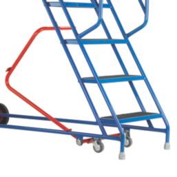 TB Davies Steel 2m Blue 8 Step Podium Steps