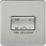 Knightsbridge SF1100BC 10AX 1-Gang TP Fan Isolator Switch Brushed Chrome