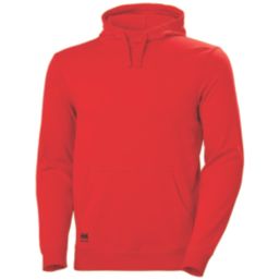 Helly Hansen Manchester Hoodie Sweatshirt Red Medium 48-50" Chest