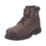 CAT Holton S3 Size 15  Brown Water-Resistant Steel Toe Cap Safety Boots