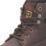 CAT Holton S3 Size 15  Brown Water-Resistant Steel Toe Cap Safety Boots