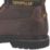 CAT Holton S3 Size 15  Brown Water-Resistant Steel Toe Cap Safety Boots